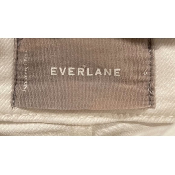 EVERLANE Antique White Wide Leg Pockets Pants - Picture 5 of 8